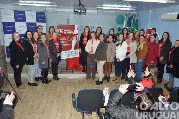 Primeiras-damas da Amzop lançam campanha regional para doação de sangue