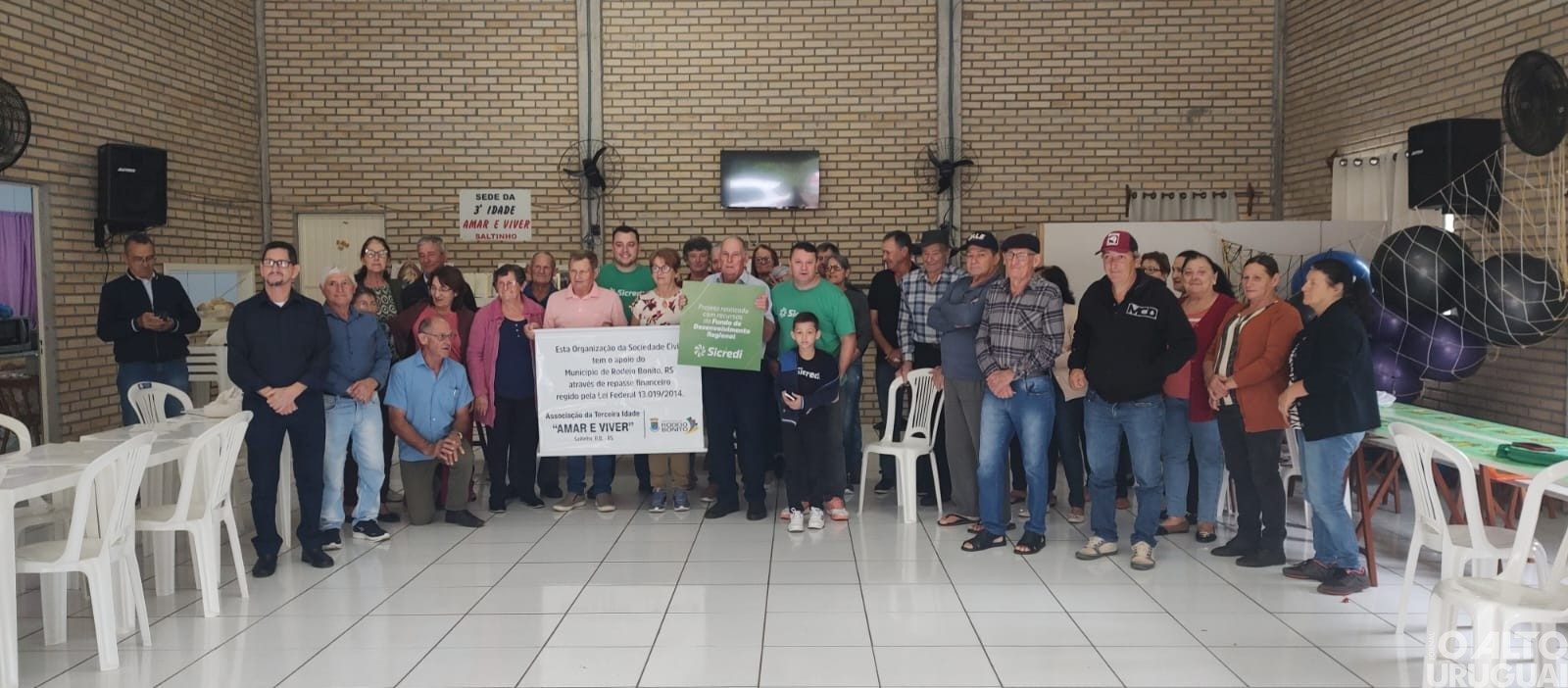Sicredi Conexão incentiva bem-estar em Rodeio Bonito