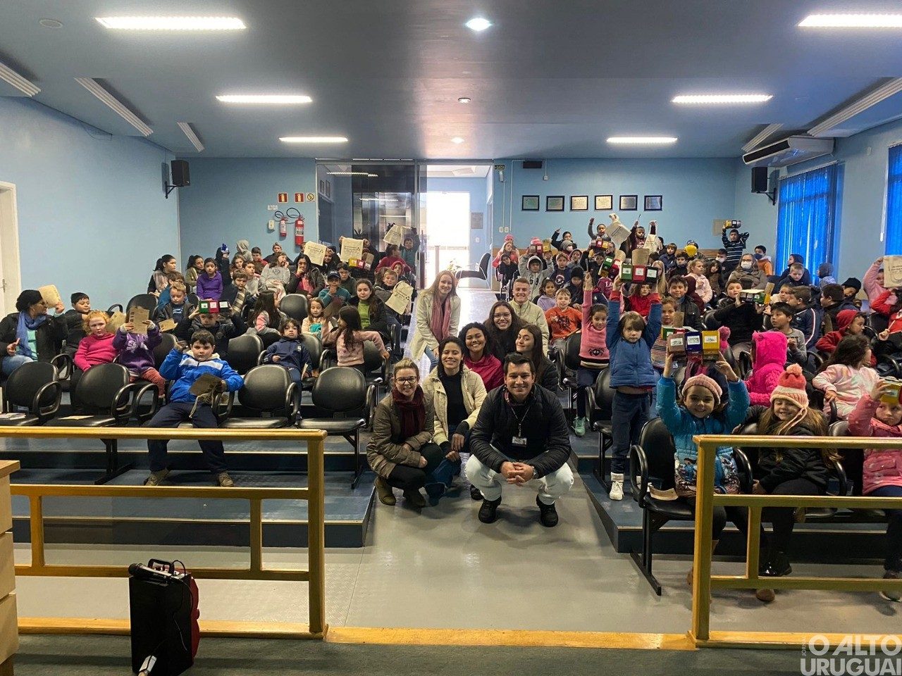 Projeto de Educação Ambiental da UFSM/FW promove ação com escola de Erval Seco