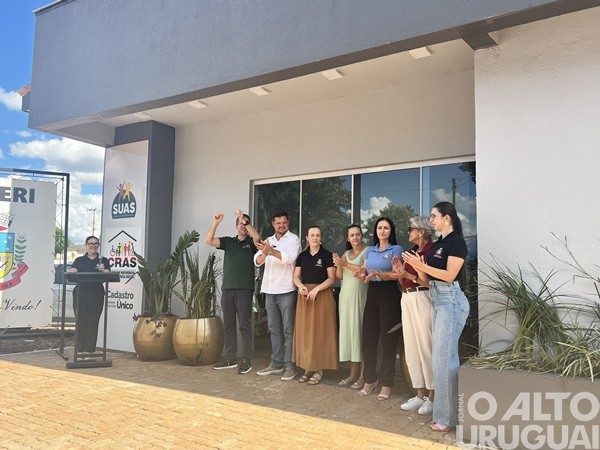 Seberi inaugura novo Cras e garante mais de R$ 1,3 milhão em investimentos