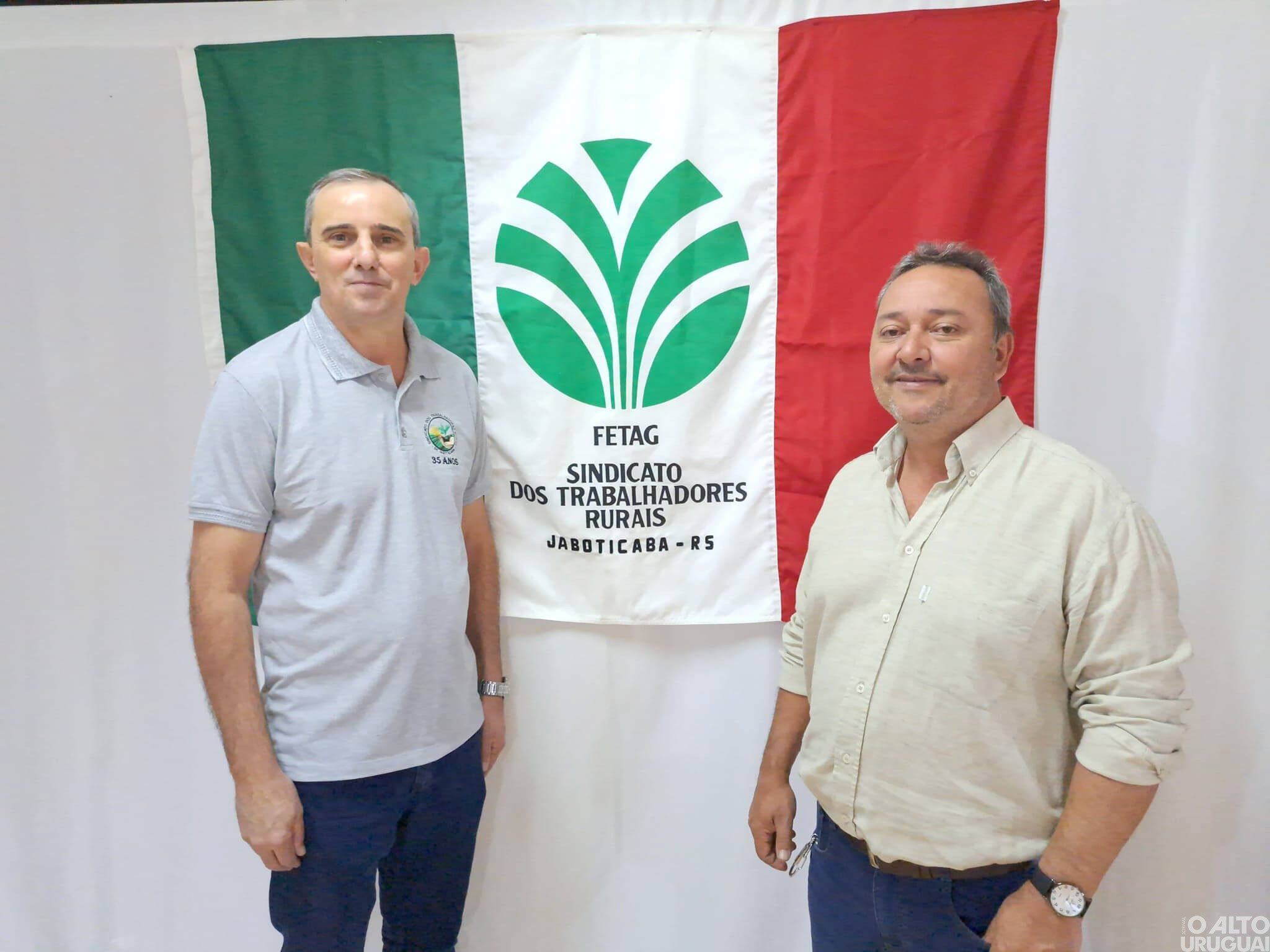 Executivo de Jaboticaba participa da posse da nova diretoria do STR
