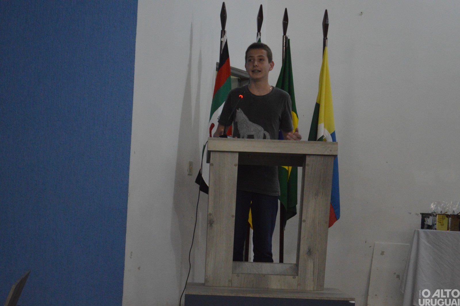 Estudantes de Rodeio Bonito participam da final do Concurso de Oratória nas Escolas