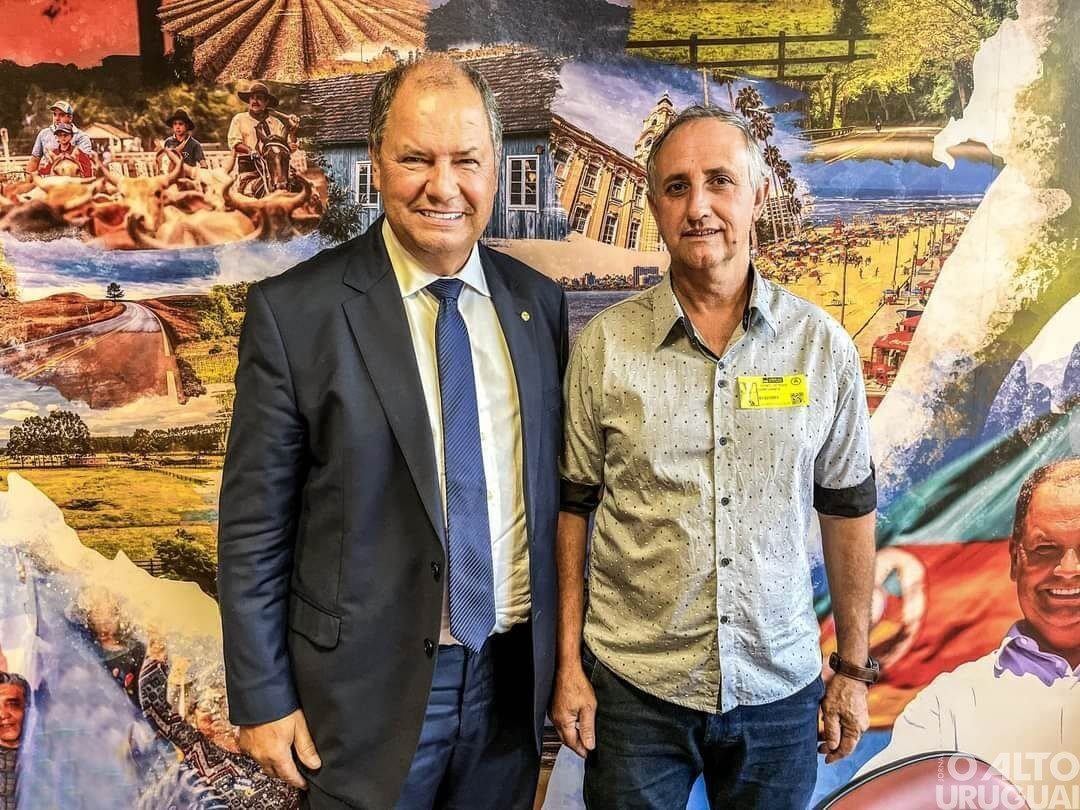 Vereador de Iraí participa de reunião com Alceu Moreira