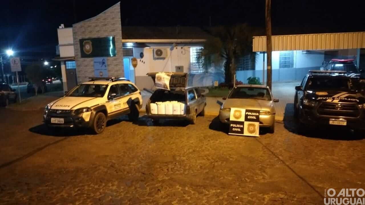 Polícia apreende duas cargas de agrotóxicos em Tenente Portela