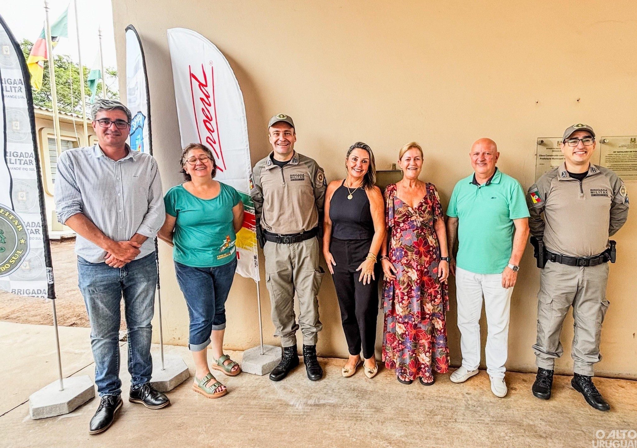 20ª CRE participa do lançamento de ação com o 39ºBPM em Palmeira das Missões