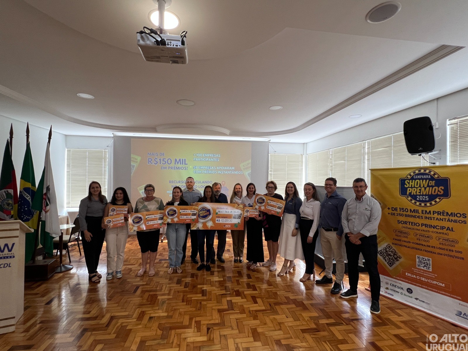 Campanha Show de Prêmios 2025 anuncia ganhadores