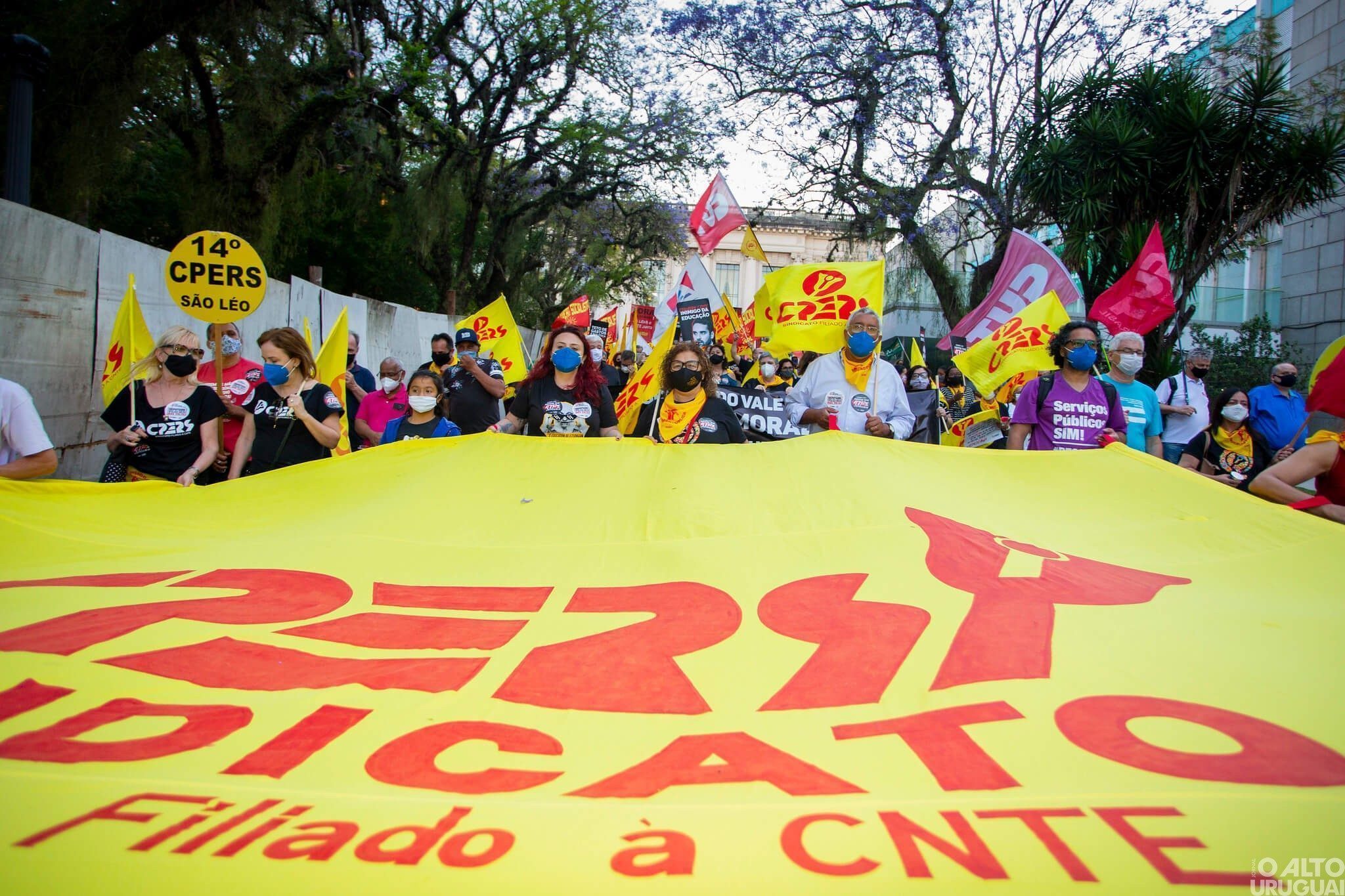Cpers realiza ato público em Porto Alegre