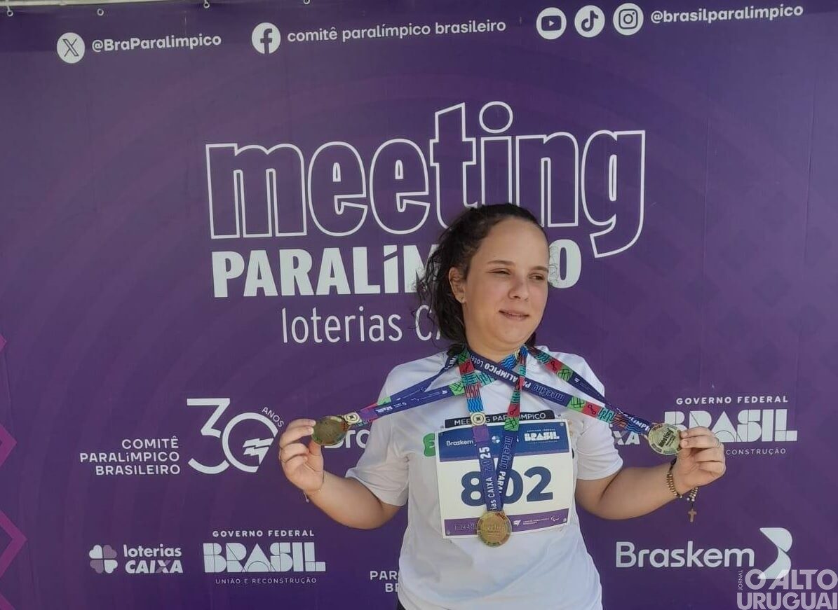 Estudante de FW vence etapa do Meeting Paralímpico em Porto Alegre