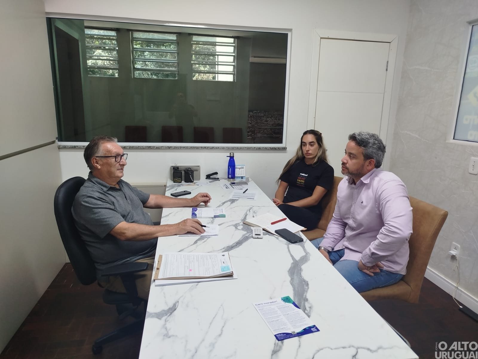 Município de FW e Corsan alinham ações para garantir qualidade nas obras de saneamento
