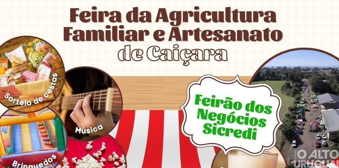 Caiçara: Feira da Agricultura Familiar e Feirão dos Negócios Sicredi é neste sábado