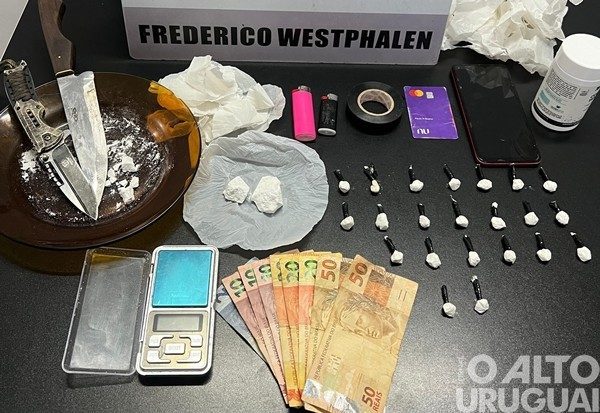 Homem é preso por tráfico de drogas em FW