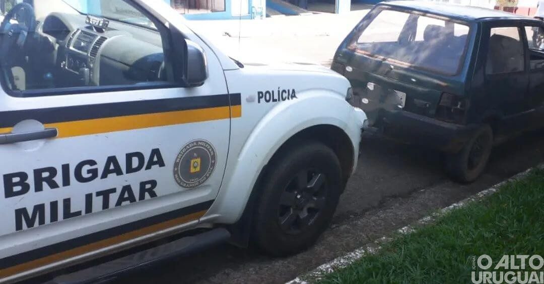 BM recupera veículo no município de Iraí
