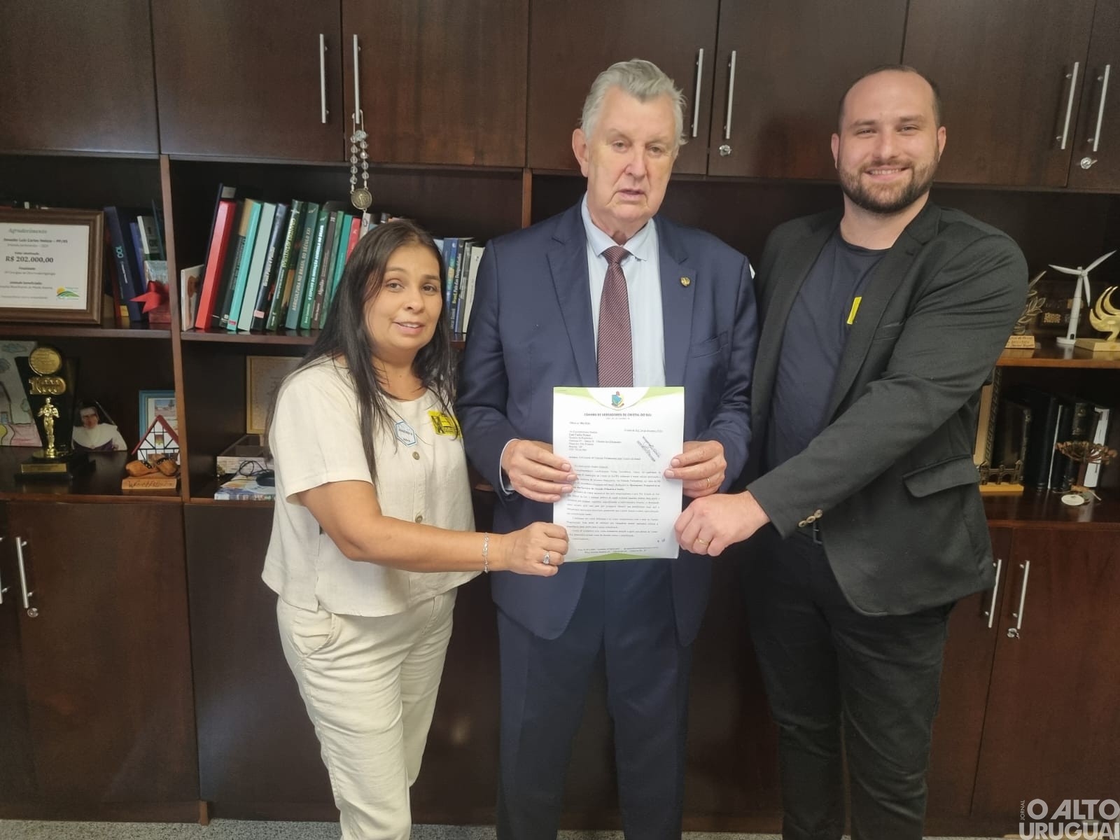 Legislativo de Cristal do Sul articula recursos na capital federal