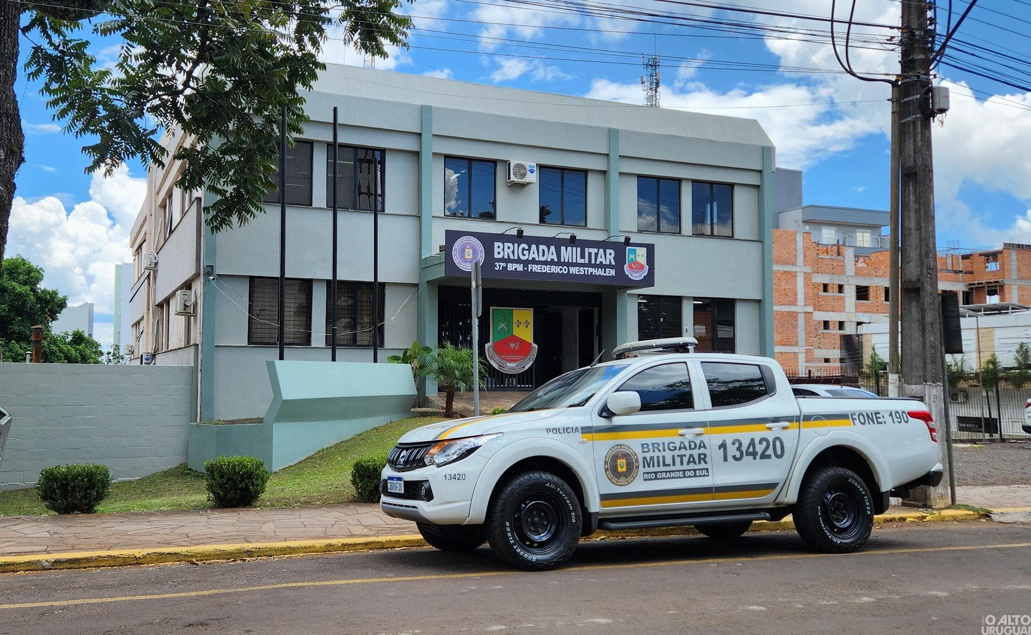 Brigada Militar realiza salvamento de bebê afogado com leite materno em Frederico Westphalen