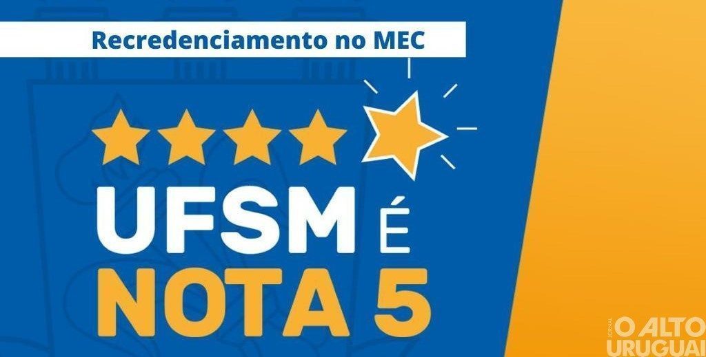 UFSM recebe nota máxima em avaliação institucional realizada pelo MEC