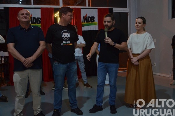 MDB realiza encontro regional em Seberi com a presença de Gabriel Souza