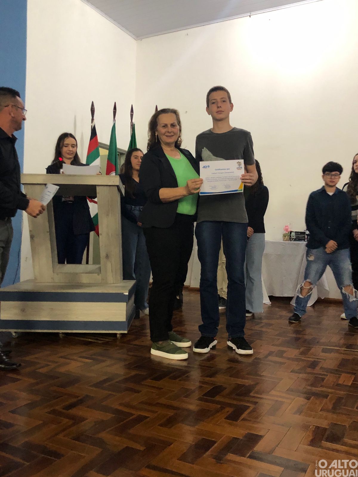 Estudantes de Rodeio Bonito participam da final do Concurso de Oratória nas Escolas