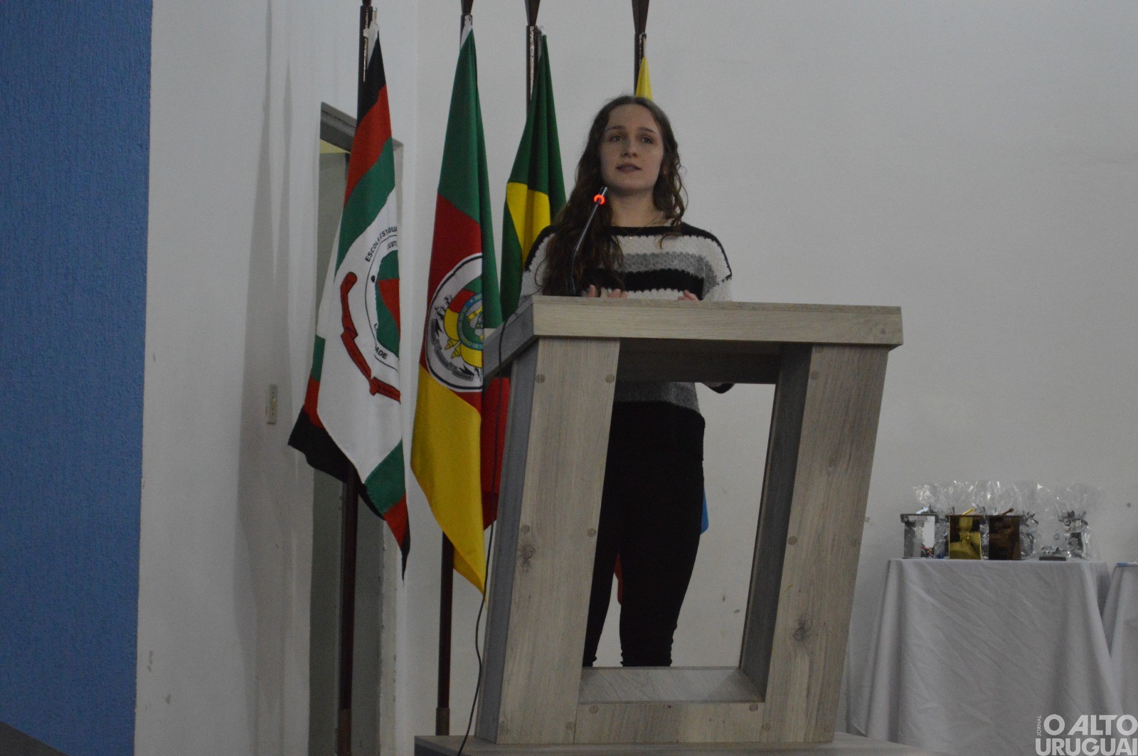 Estudantes de Rodeio Bonito participam da final do Concurso de Oratória nas Escolas