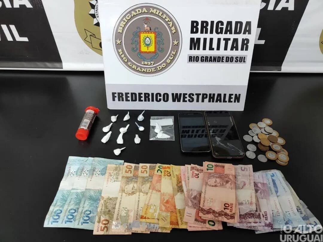Casal é preso por tráfico de drogas em Frederico Westphalen