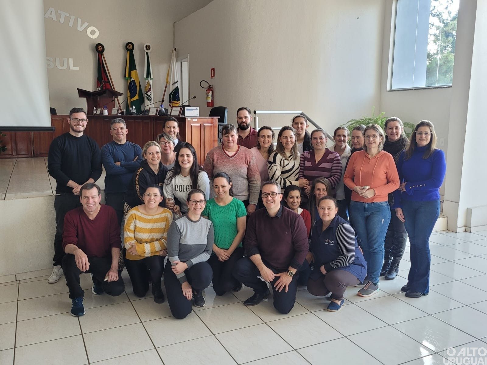Profissionais da saúde participam de palestra em Cristal do Sul
