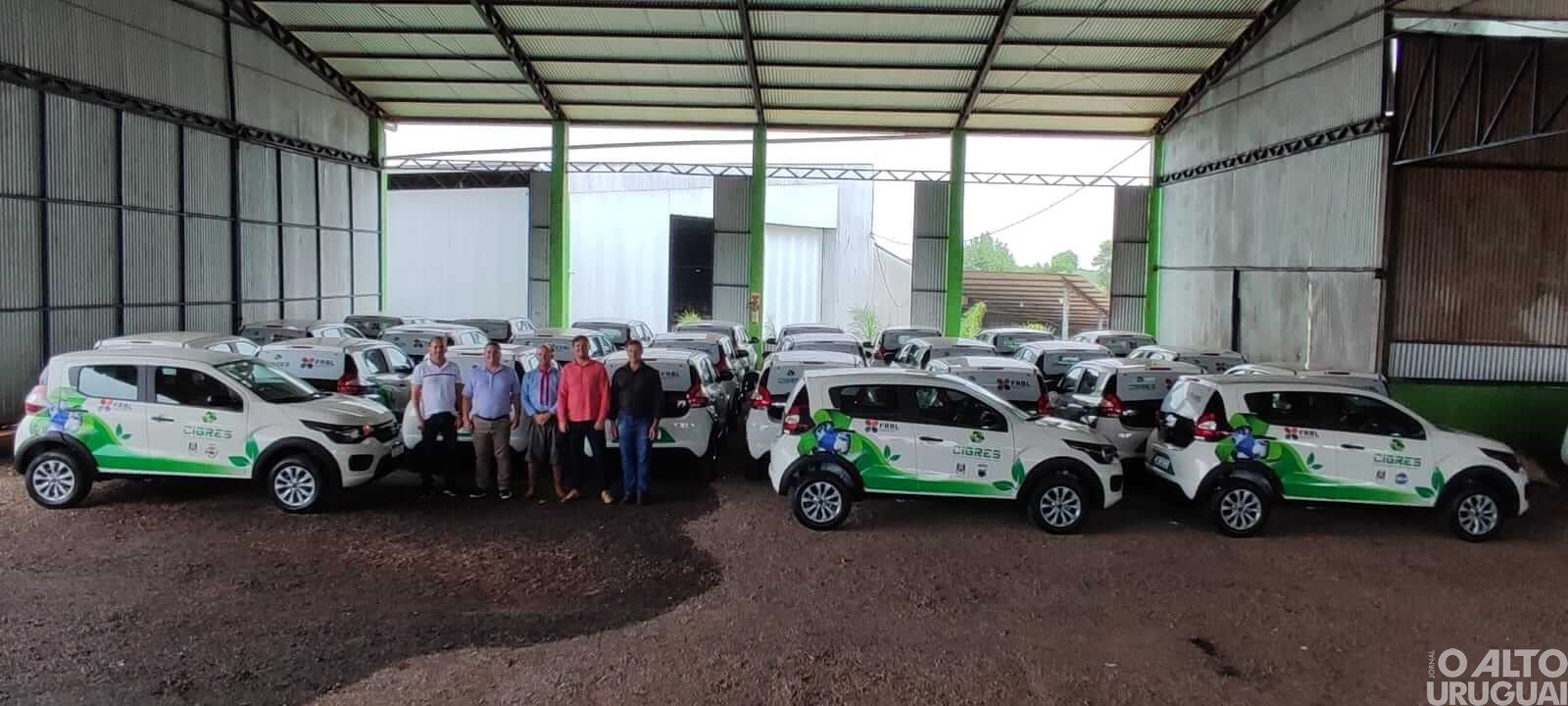 Cigres prepara entrega de 31 veículos aos municípios da região