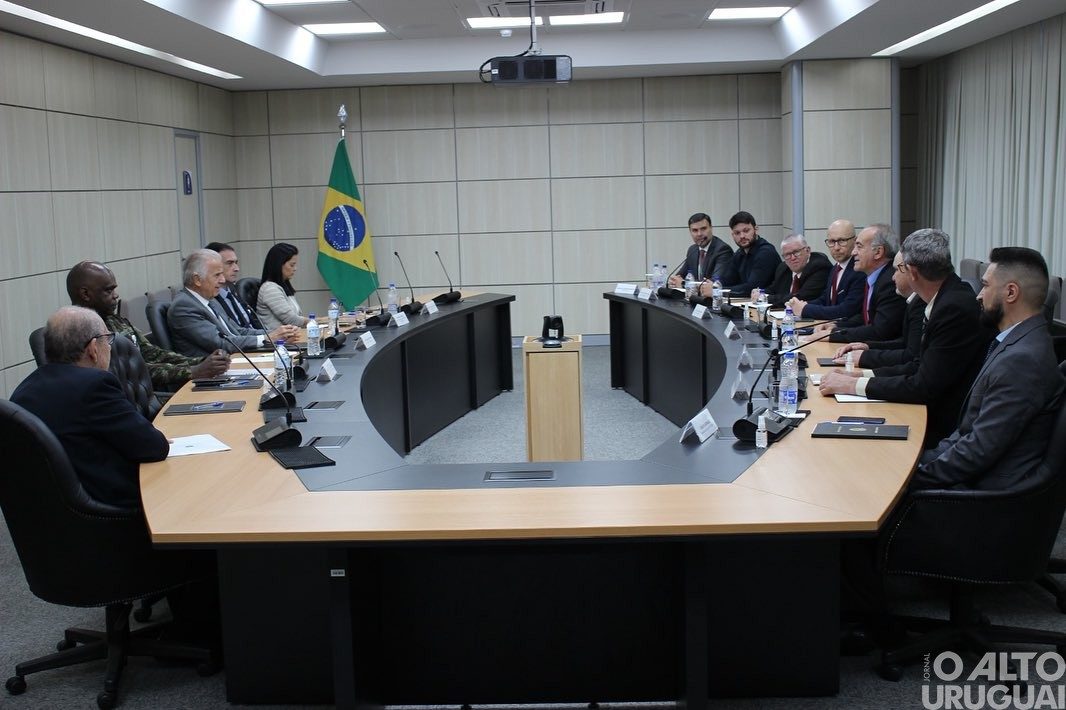 Comitiva de Ametista do Sul participa de reunião no Ministério da Defesa