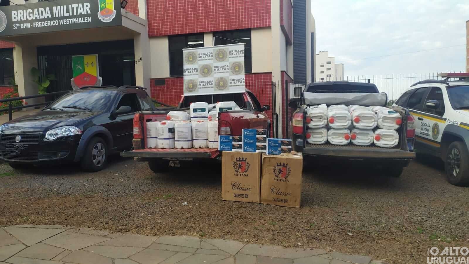 Brigada Militar prende três pessoas durante operação Agro-Hórus em FW