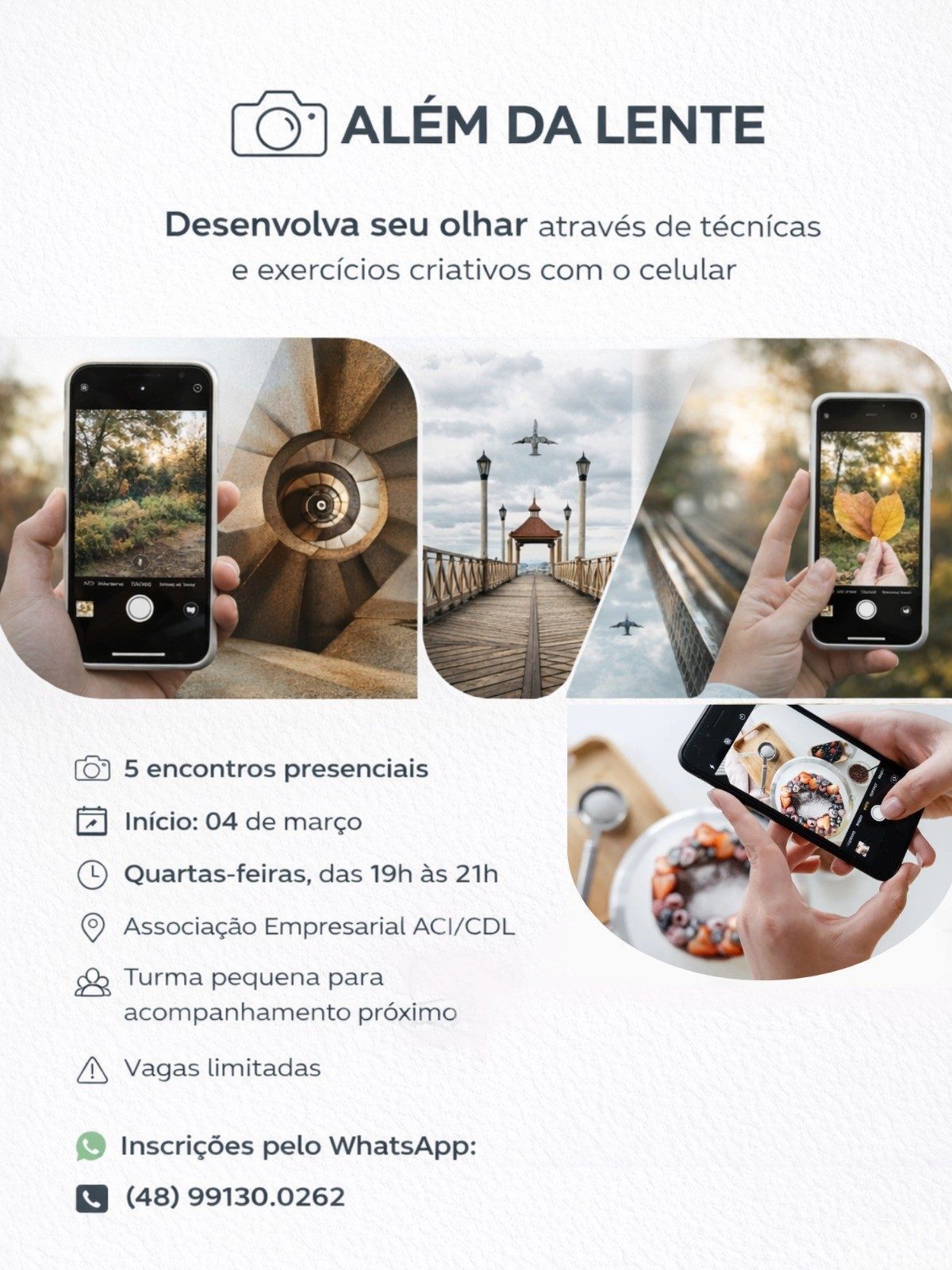 Curso “Além da Lente” propõe experiência criativa com fotografia em FW