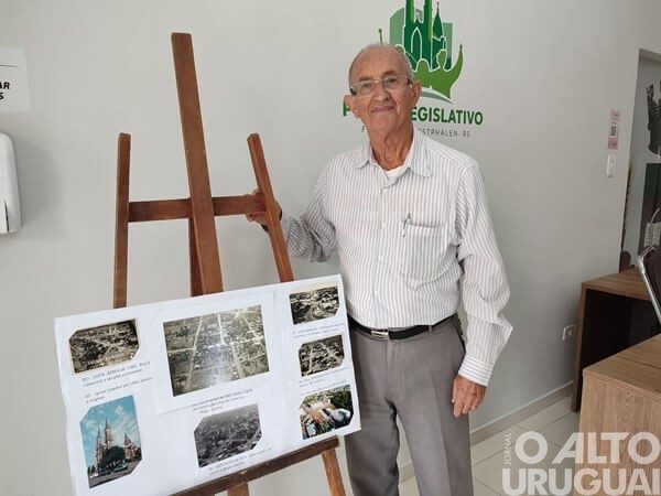 Câmara de Vereadores de FW recebe exposição de fotos antigas do município