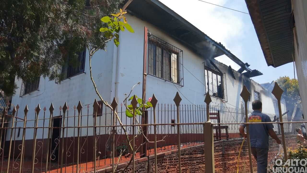 Incêndio a residência é registrado em FW
