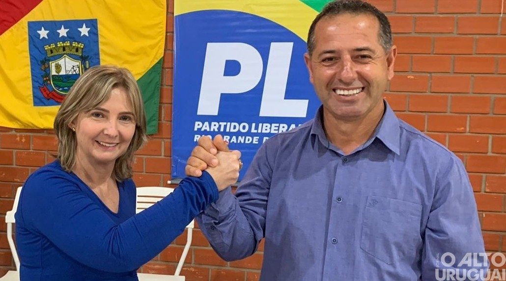 PL apresenta Adriana Mueller Costa e Jairo Antunes de Lima como pré-candidatos à majoritária de Pinheirinho do Vale
