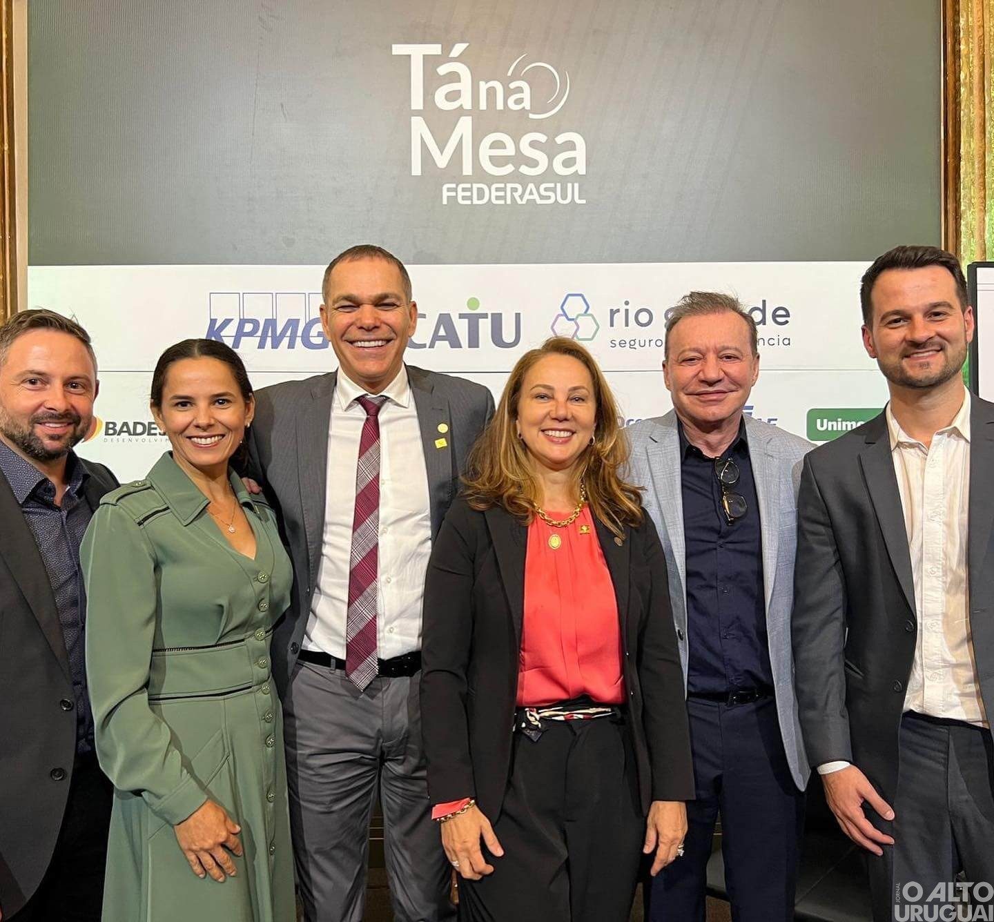 Vice-prefeito de FW participa do evento “Tá na Mesa” promovido pela Federasul