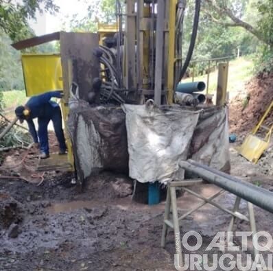Obra de perfuração de poço tubular é iniciada em Alpestre