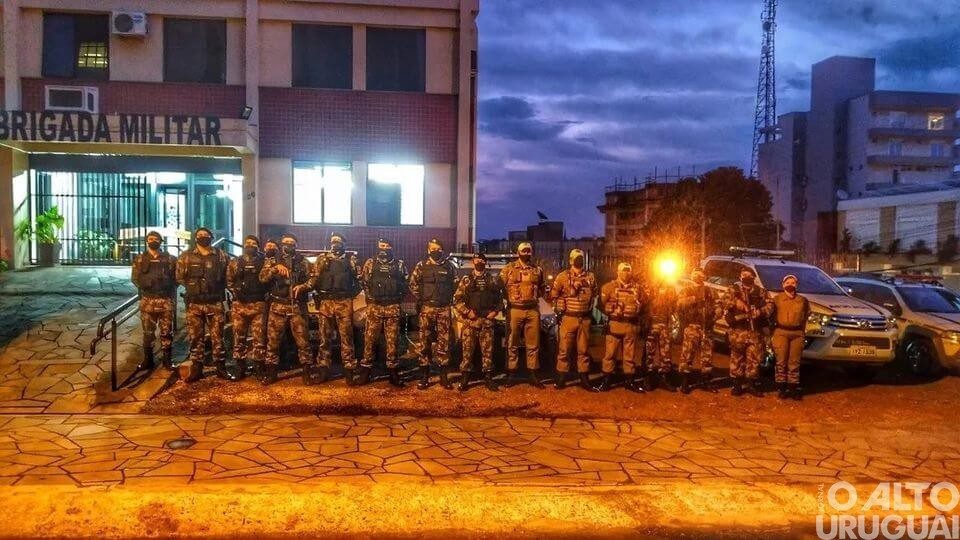 37°BPM realiza operação Hoplitas em Frederico Westphalen