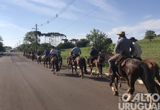 11ª Cavalgada Divina Proteção às Crianças percorre comunidades do interior de Frederico Westphalen