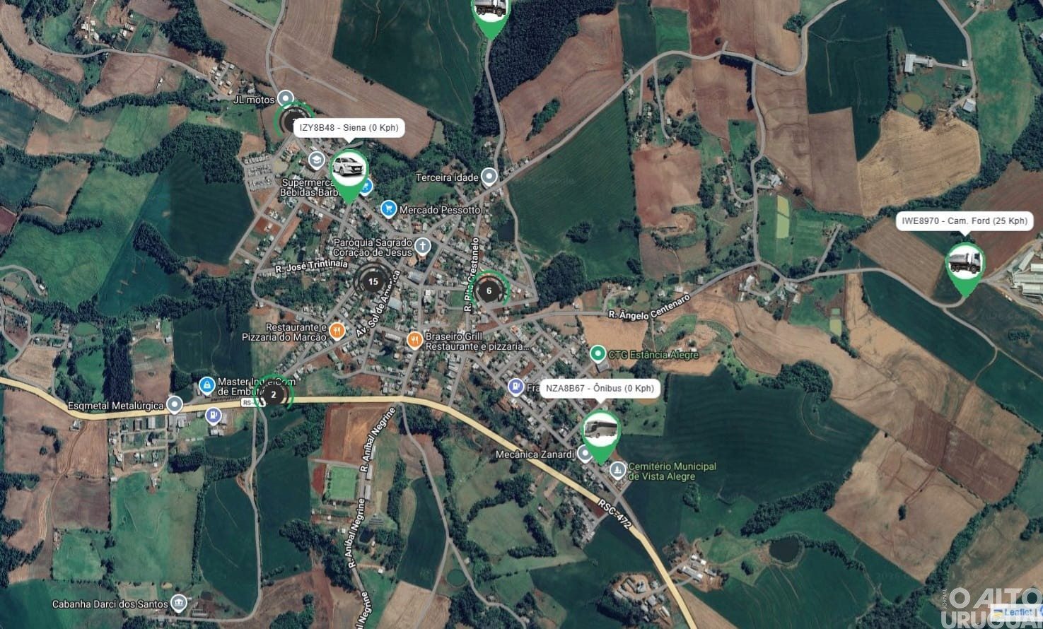 Vista Alegre implanta sistema de rastreamento por GPS em 100% da frota municipal