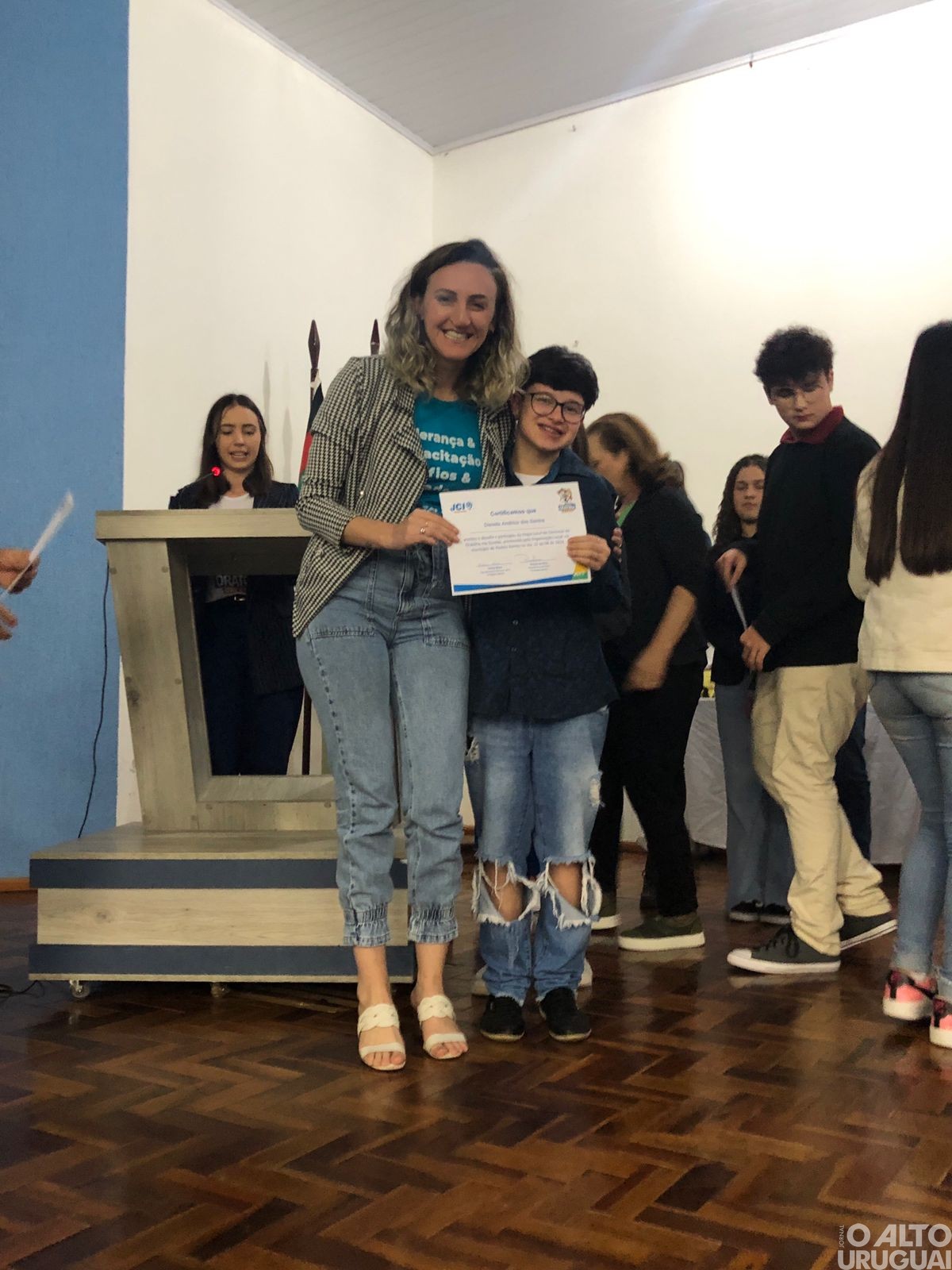 Estudantes de Rodeio Bonito participam da final do Concurso de Oratória nas Escolas