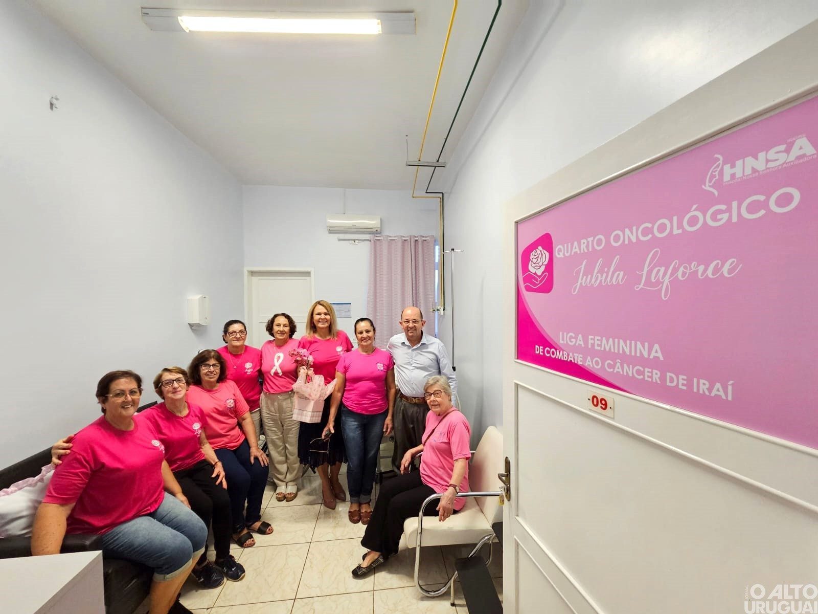 Hospital Nossa Senhora Auxiliadora inaugura quarto oncológico Jubila Laforce em Iraí