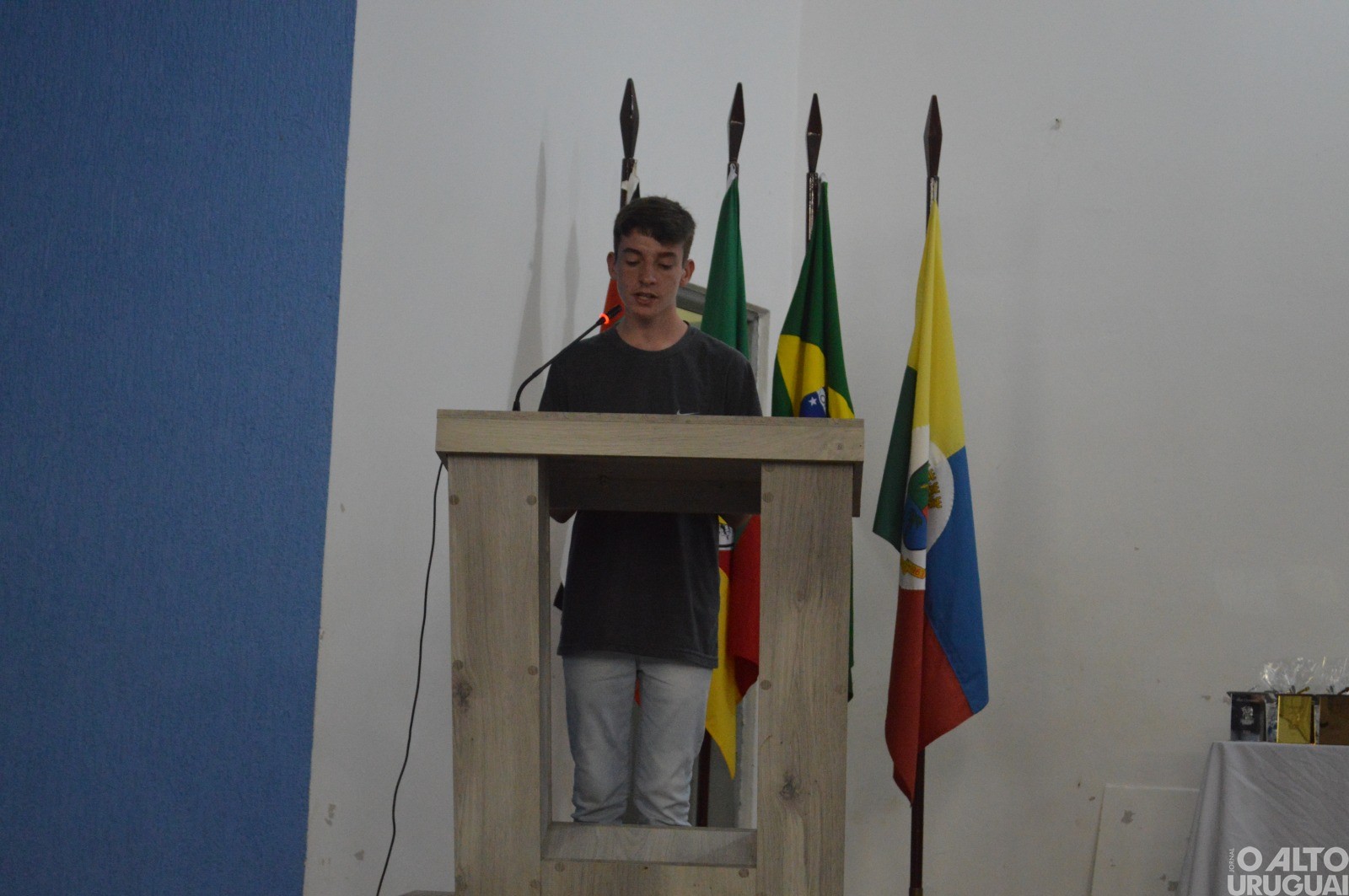 Estudantes de Rodeio Bonito participam da final do Concurso de Oratória nas Escolas