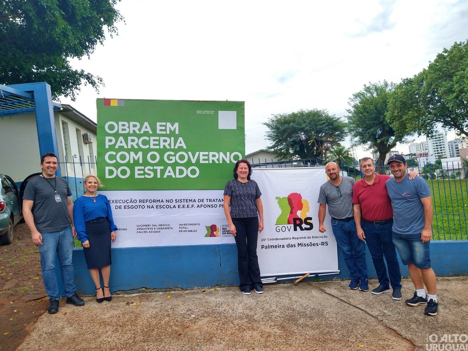 Assinada ordem de serviço para obra na Escola Afonso Pena
