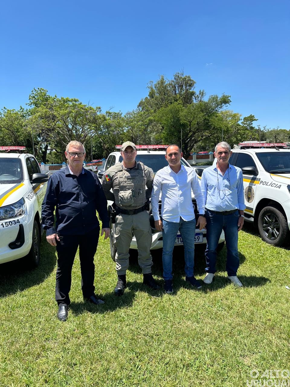 Pinheirinho do Vale recebe nova viatura da Brigada Militar