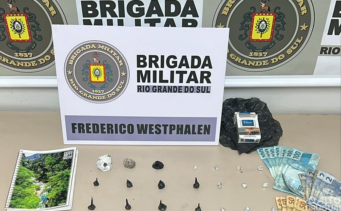 Homem é preso pela BM em FW por tráfico de drogas