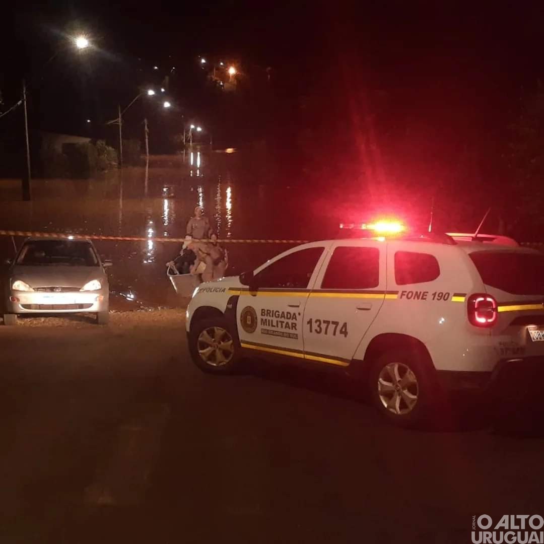 Família em Iraí é resgata pela Brigada Militar