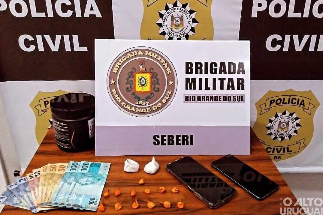 BM prende mulher por tráfico de drogas em Seberi
