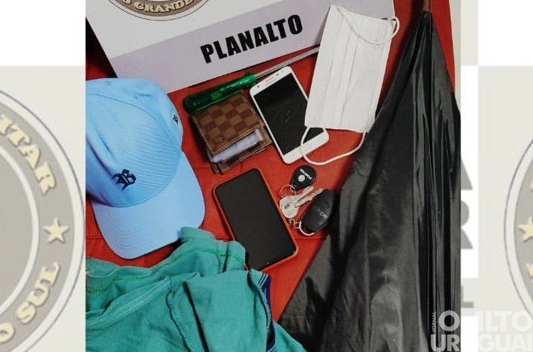 Homem é preso por arrombamento e furto cometidos em Planalto
