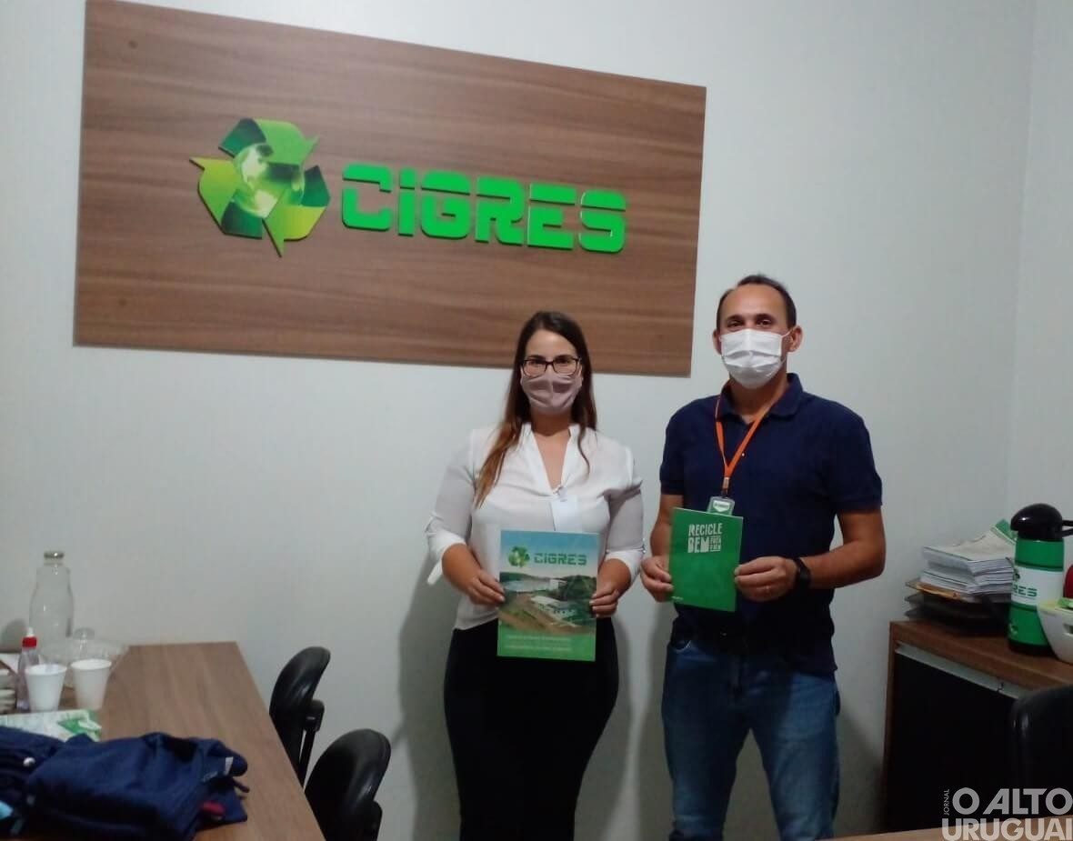 Cigres recebe visita do programa “Recicle Bem, Faça o Bem”