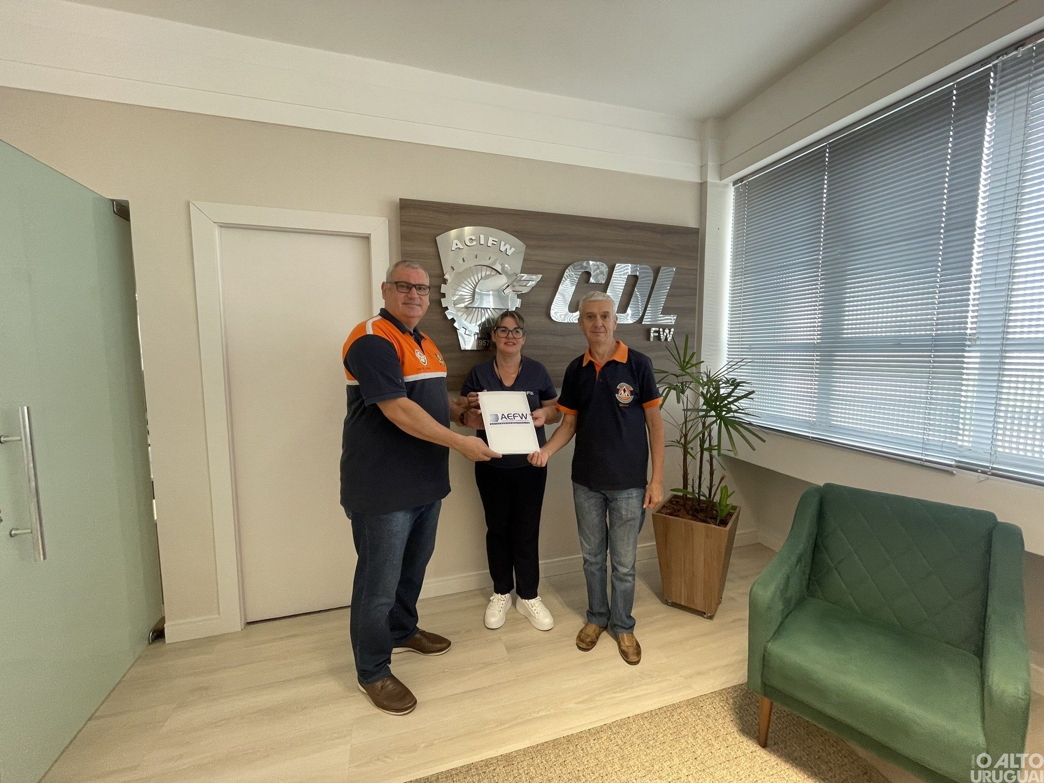 Relatório da AEFW é entregue para a Defesa Civil Municipal