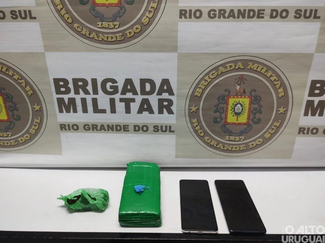 BM prende três pessoas por tráfico de entorpecentes em Iraí