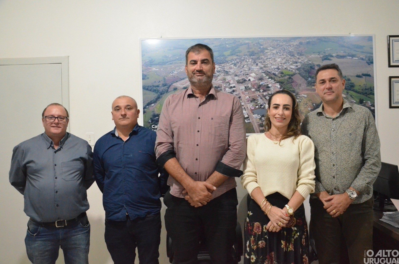 Executivo de Caiçara firma parceria com a Delegacia de Polícia e Consepro