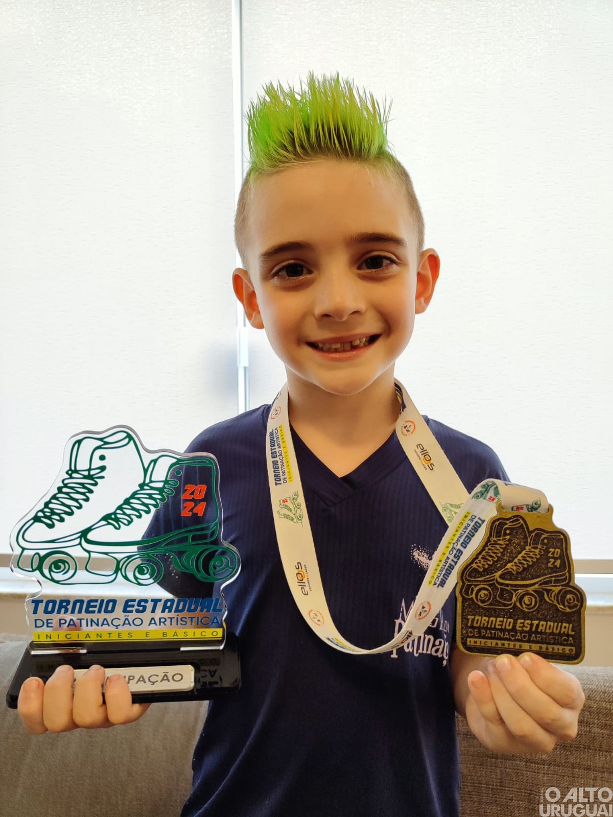 Atleta do Clube Magia da Patinação participa de Torneio Estadual